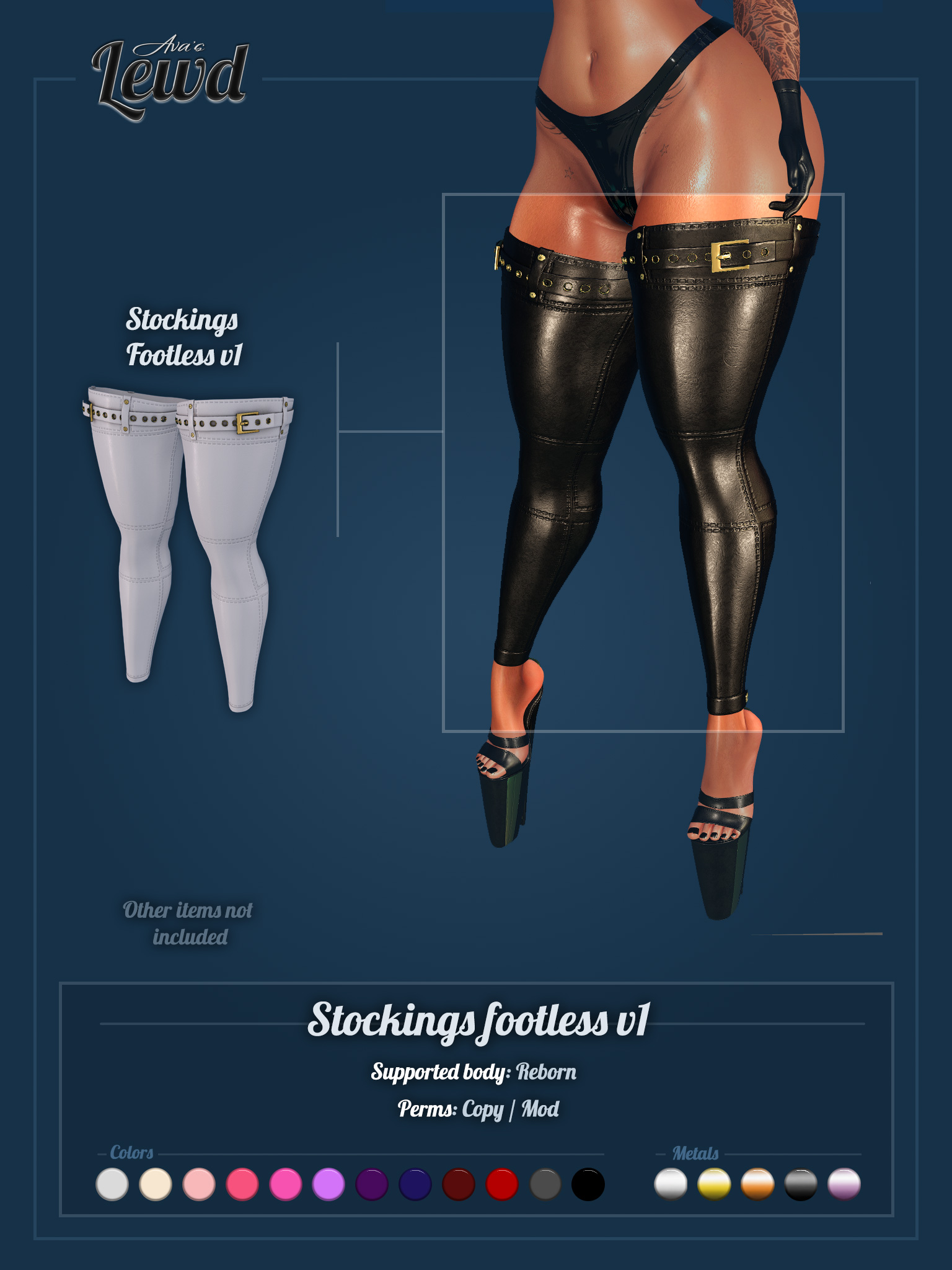 Stockings Footless v1