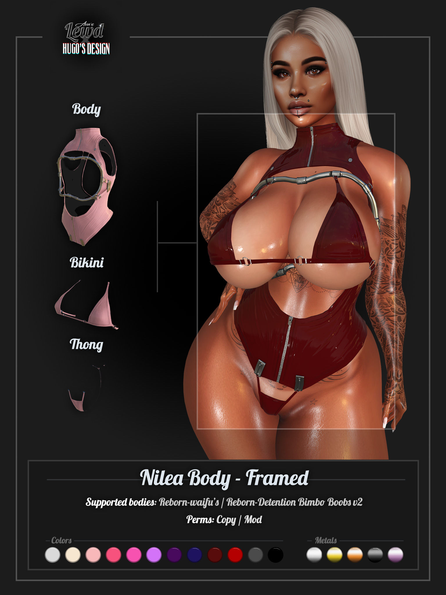 Nilea Body - Framed